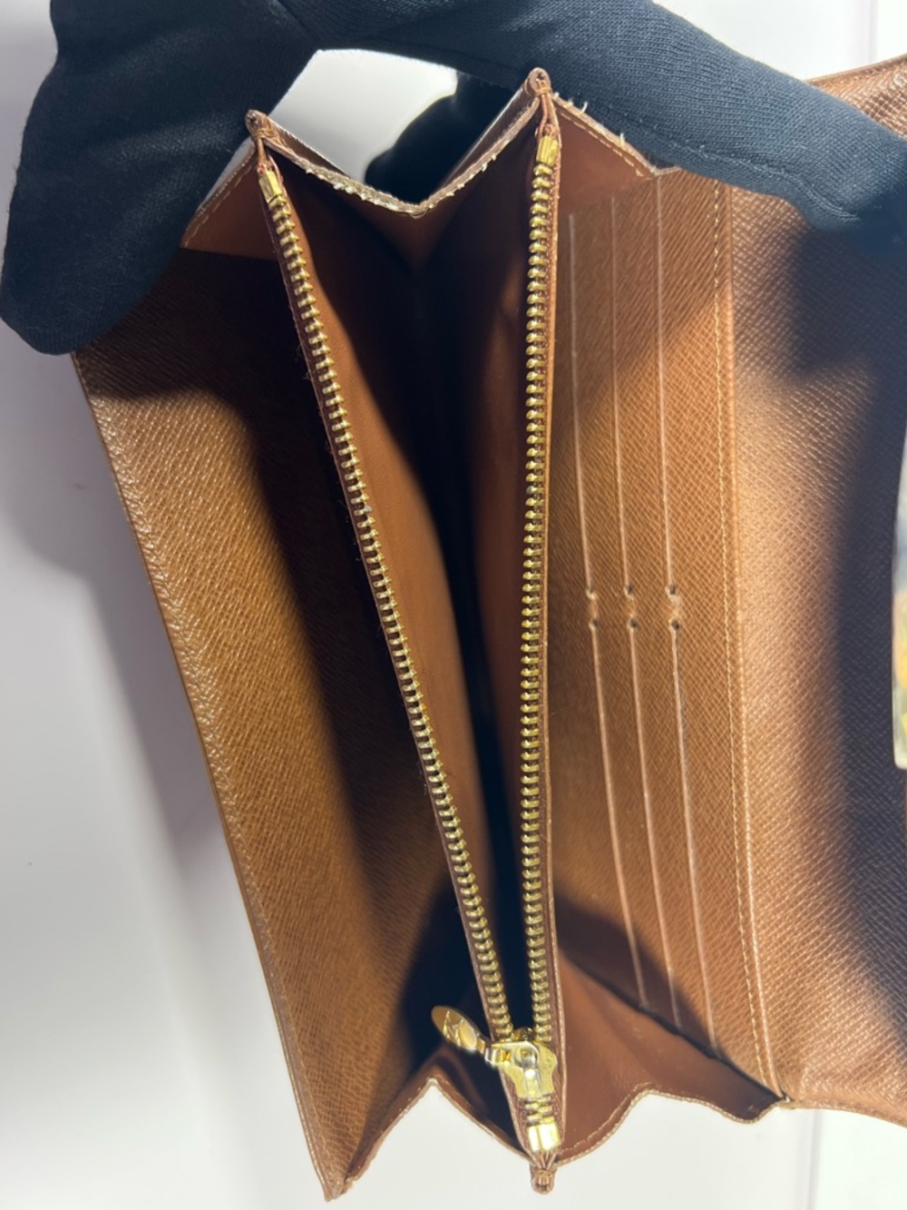 1097: Louis Vuitton Koala Wallet Monogram Long Wallet Brown - Picture 9 of 13
